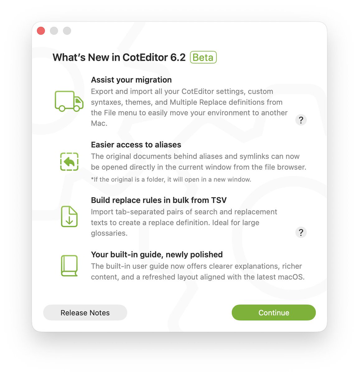 CotEditor tweet media