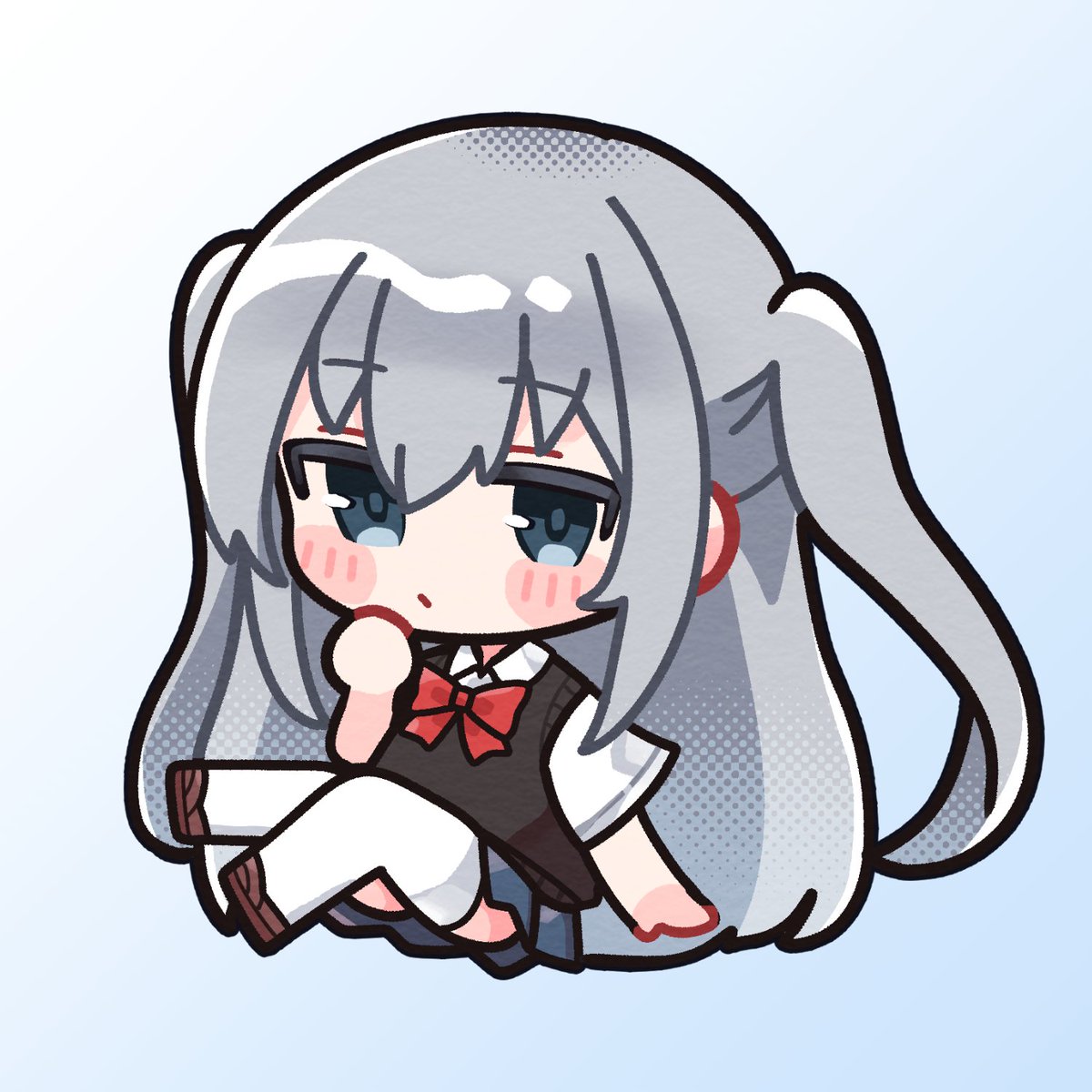 処女作ヒロインの柚裡がSD化！！
SDイラスト：うにゑ様（<a href="/unienenen/">うにゑ🐼</a>）
原作キャラデザ：黒宮魚様（<a href="/kuromiya_sakana/">黒宮魚@2日目西へ-18a</a>）

とっても可愛くて素敵なSD化ありがとうございます！！