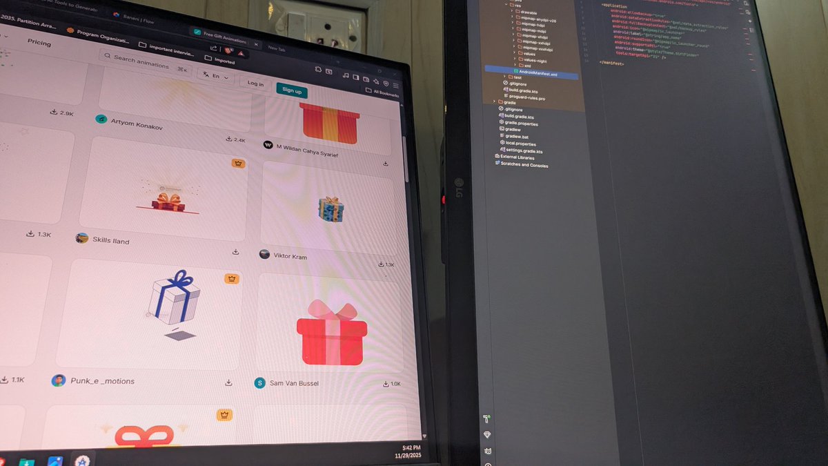 Ujjwal85288906's tweet image. What are you doing this weekend?
I am cooking one gift recommendation app . Yups I really feel we need something like this during this wedding season 😌.
#andriod  #swift #VibeCoding  #giftrecommedation