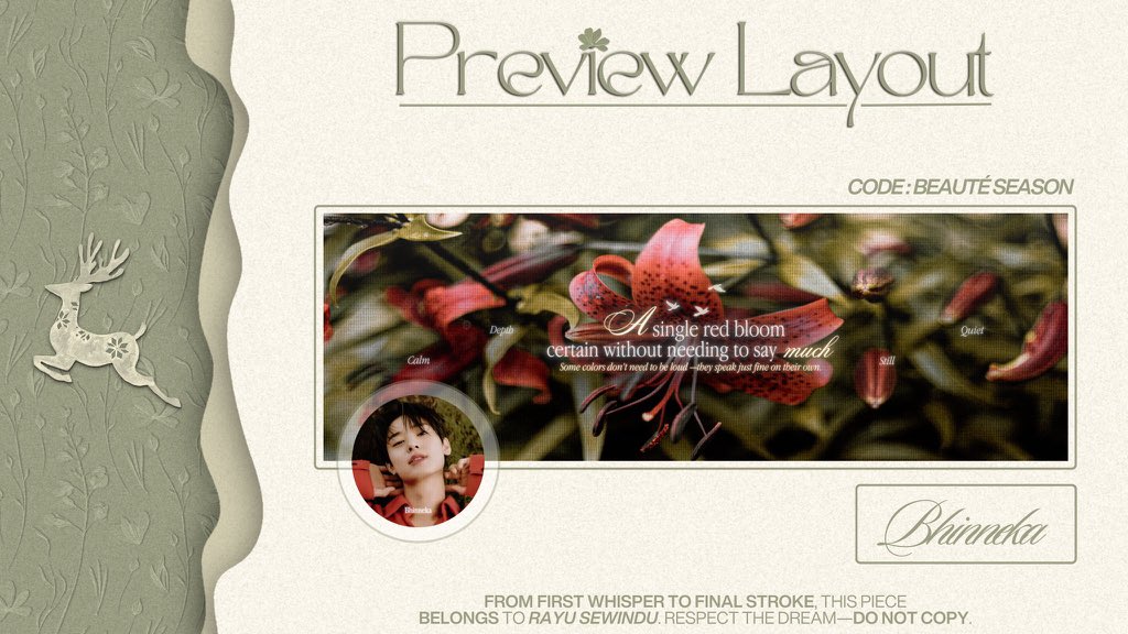 BHIINEKA's tweet image. Layout ciamik hasil karya @rayusewindu ini akan dipajang sampai tidak dipajang. 

Terima kasih atas karya luas biasanya, Rayu. Semoga ada banyak yang ‘terayu’ dan ingin memiliki layout dengan kode sama.