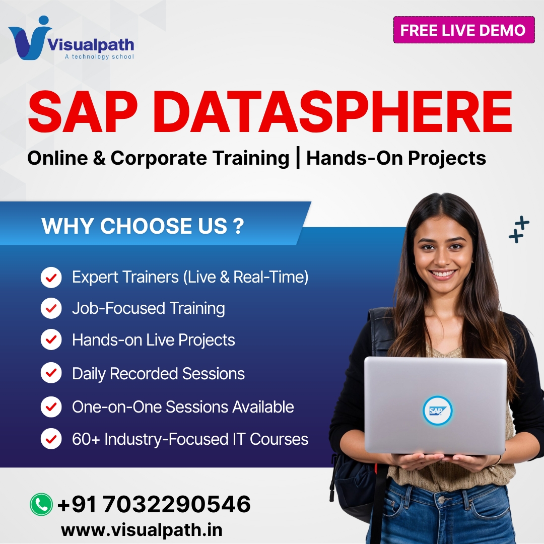 VisualpathPro's tweet image. 📢 𝗙𝗿𝗲𝗲 𝗗𝗲𝗺𝗼 - 𝗦𝗔𝗣 𝗗𝗮𝘁𝗮𝗦𝗽𝗵𝗲𝗿𝗲 𝗢𝗻𝗹𝗶𝗻𝗲 𝗧𝗿𝗮𝗶𝗻𝗶𝗻𝗴!
 📞 𝗖𝗼𝗻𝘁𝗮𝗰𝘁: +91 7032290546
🌐 𝗩𝗶𝘀𝗶𝘁: visualpath.in/sap-datasphere… 
#SAPDatasphere #SAPTraining #SAPOnlineTraining #CorporateTraining #DataEngineering #SAPBI #SAPAnalytics #CloudData