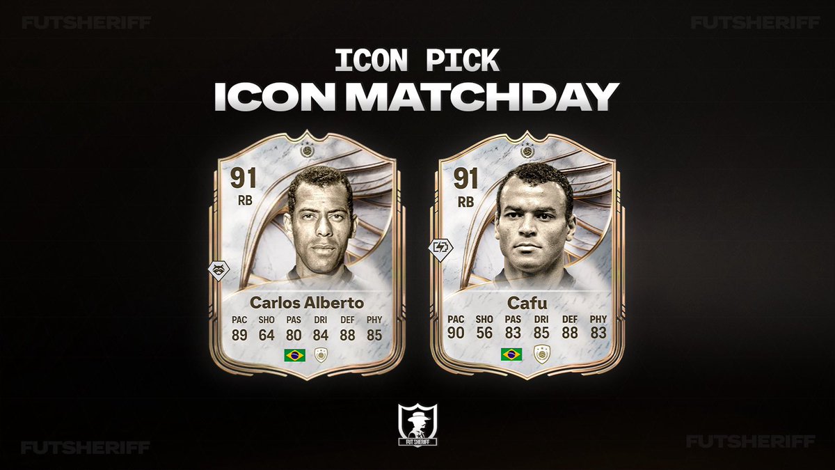 FutSheriff's tweet photo. 🚨HUGE

Cafu/Carlos Alberto PLAYER PICK COMES TONIGHT!🔥🔥🔥 https://t.co/JpvLd8hiCC