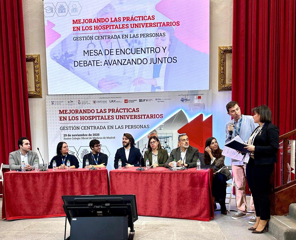 SEDISA_NET's tweet image. Interesantísimo debate entre alumnos, gestores y responsables Universitarios. Buscando áreas de mejora en las Prácticas de los alumnos en los ámbitos sanitarios @ufvmadrid @pfizer @Icomem_Oficial
