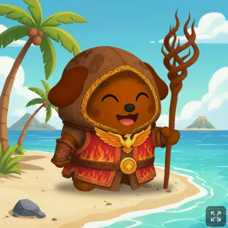 Just a happy potato chilling on my private island 😌, heart full ❤️ because of the amazing <a href="/PawtatoFinance/">Pawtato Finance | Sui</a>
family  So much love for this community!🏝️🥔