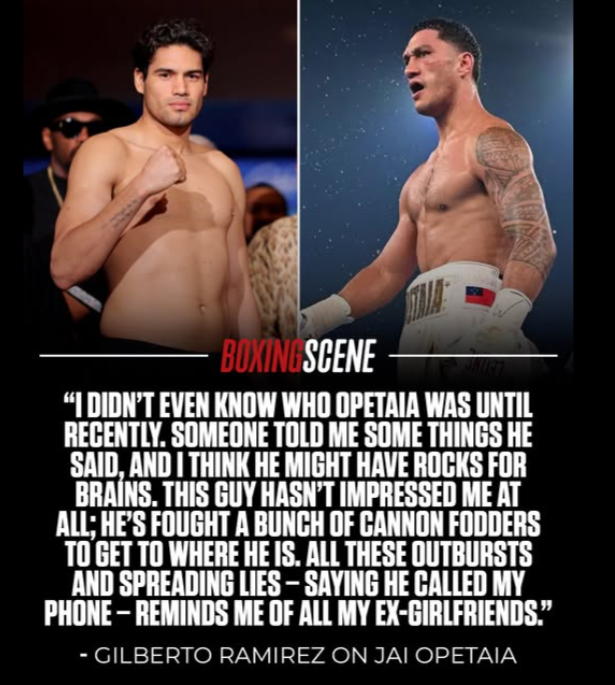 WalterBoxing's tweet image. Zurdo ducking Opetaia while talking shit. If he ever does man up, Jai is gonna annihilate him.