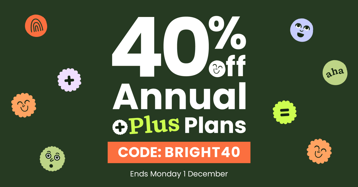 TesGlobalX's tweet photo. ๐Bright Friday continues!๐
Save 40% on Annual Plus Plans.
โฐ Ends Monday at midnight.
Use code BRIGHT40
๐https://t.co/KDkEpRYEjY
#BrightFriday #UKTeachers https://t.co/8fB6TxiT4a