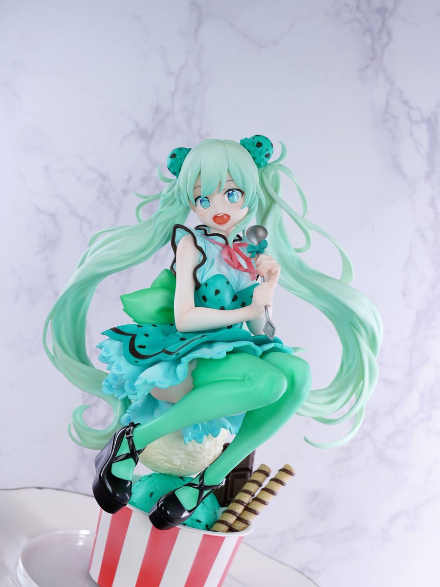 初音ミク アイスクリームパーティver. 原型:あさつき凪 @asatsuki_nagi
