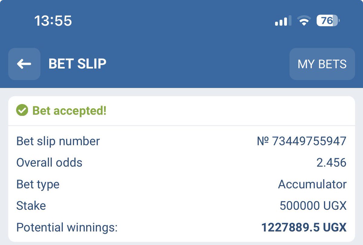FREE ODD 2 ON 1XBET🔥
Join now

1XBET code👉 AP79S👈

Register here👇
cropped.link/hunter25

Use promocode HUNTER 25

To get upto 1,650,000UGX bonus on your first deposit!