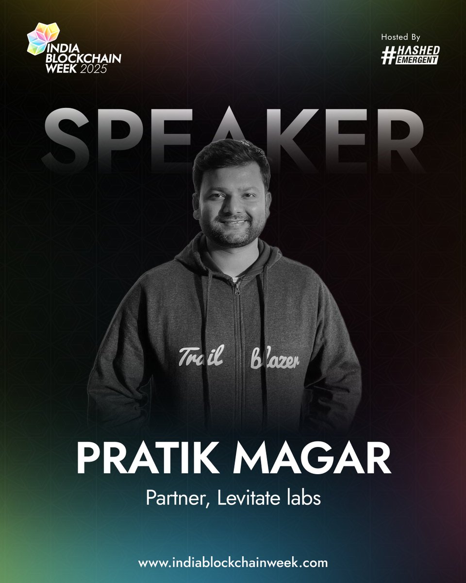 IBWofficial's tweet image. At the intersection of venture and vision, Pratik is helping shape the next wave of Web3 startups from the ground up @levitate_labs.

Catch him at the #IBW2025 conference. tickets: indiablockchainweek.com/tickets