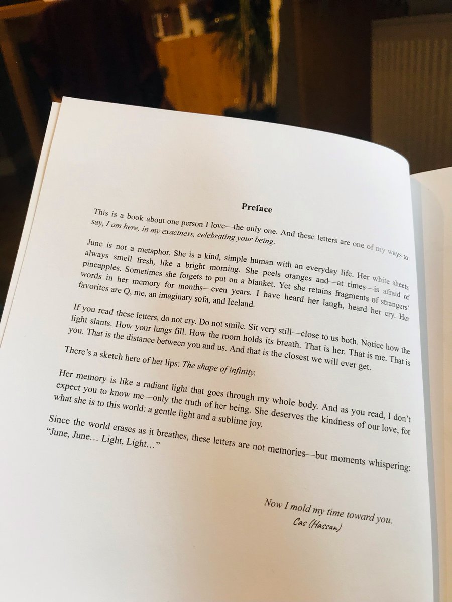 I am attracted to kind and deep people who live simple everyday lives, and June is the dearest of them.

—Some people are summer you can keep in your heart all winter.