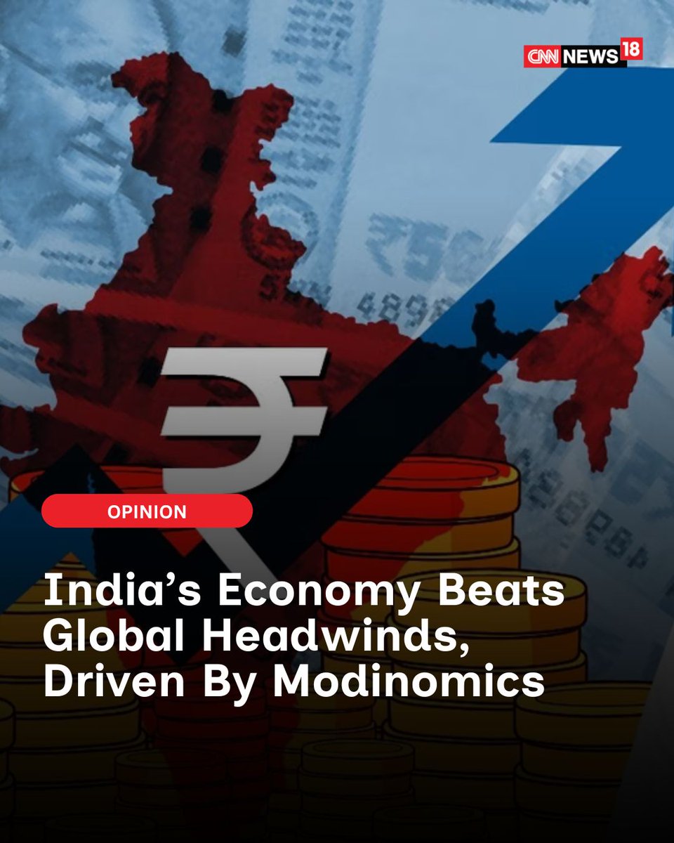 CNNnews18's tweet image. Modinomics, ultimately, is beyond numbers, it is about an aspirational India which combines economic growth with civilisational resurgence

@Sanju_Verma_ writes 

news18.com/opinion/opinio…

#Economy #GDP #PMModi