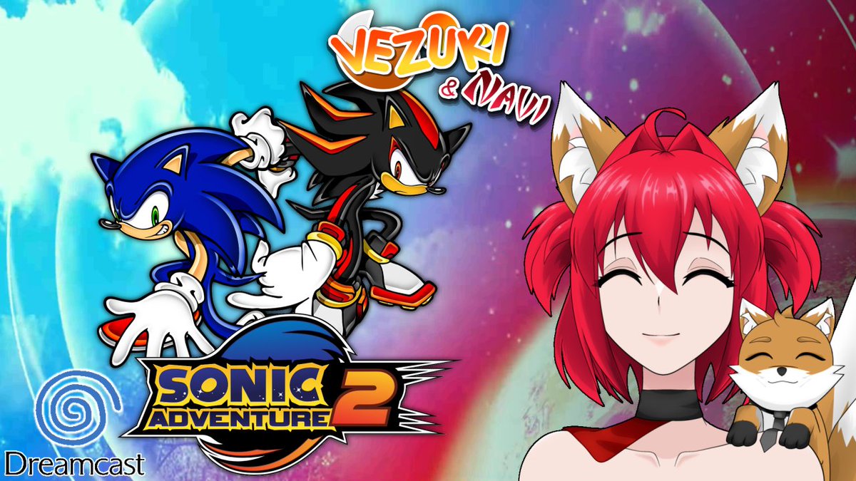 Live now and we are playing Sonic Adventure 2 on Dreamcast!

Youtube-
youtube.com/watch?v=9IjYVz…
Twitch-
twitch.tv/vezuki
Kick- 
kick.com/vezuki