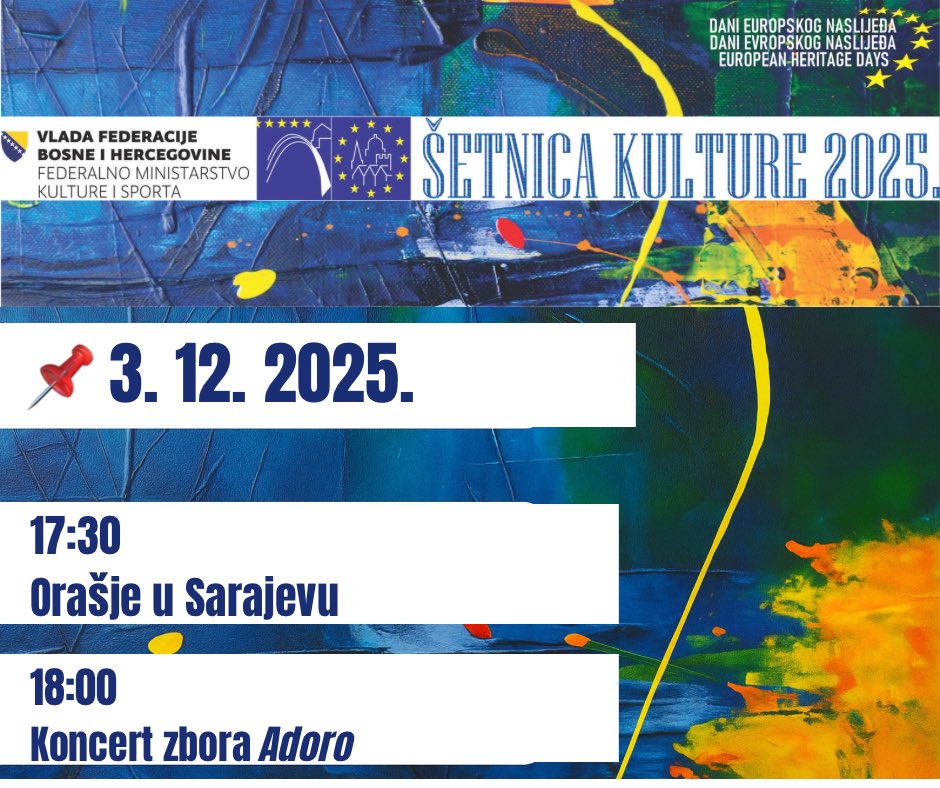 Glazba, tradicija i duh Posavine na Šetnici kulture.

Vidimo se u srijedu!

#fmks #den2025