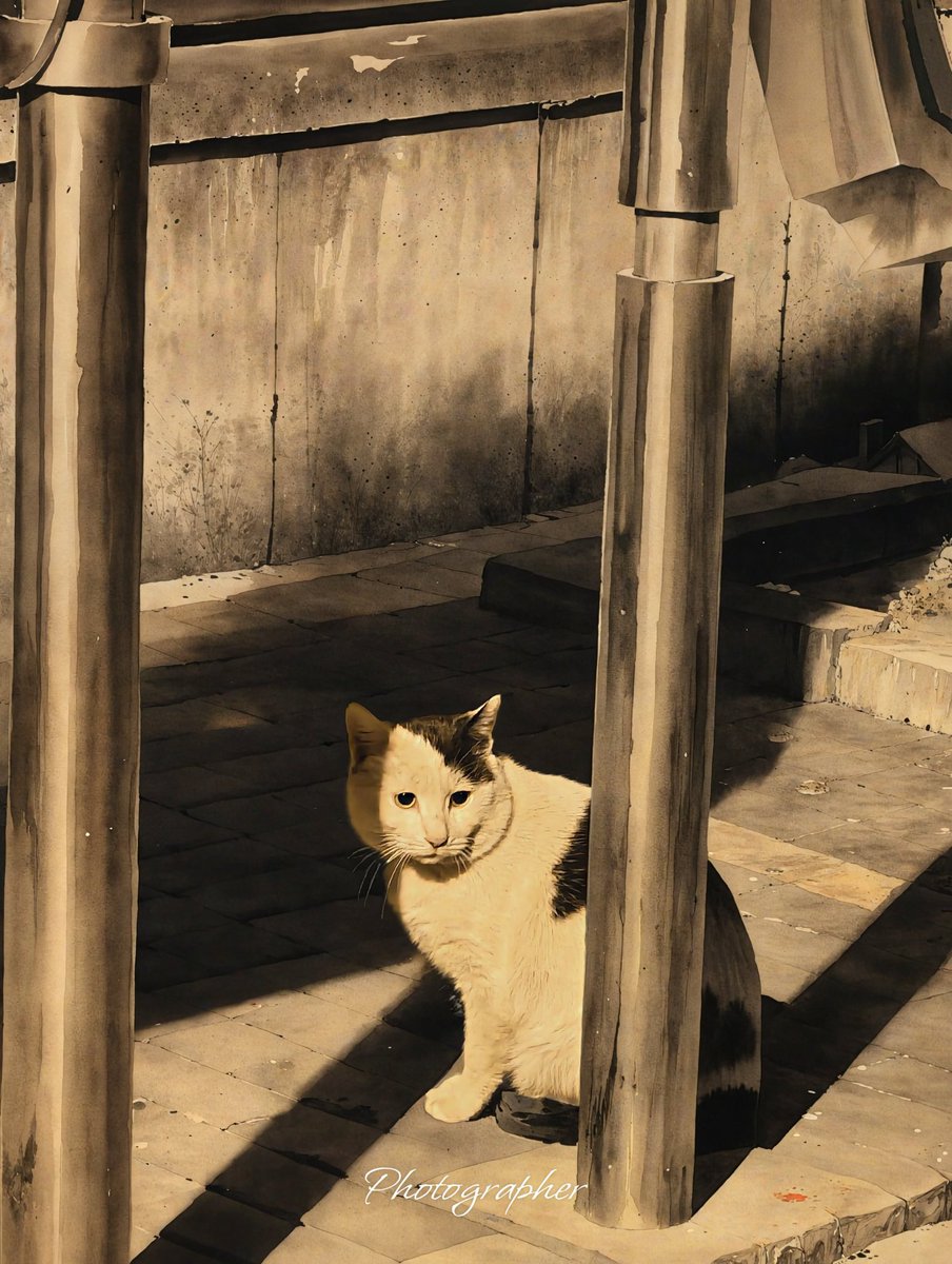 YDKsama's tweet photo. 吾輩は猫である https://t.co/mb8uYjO0UD