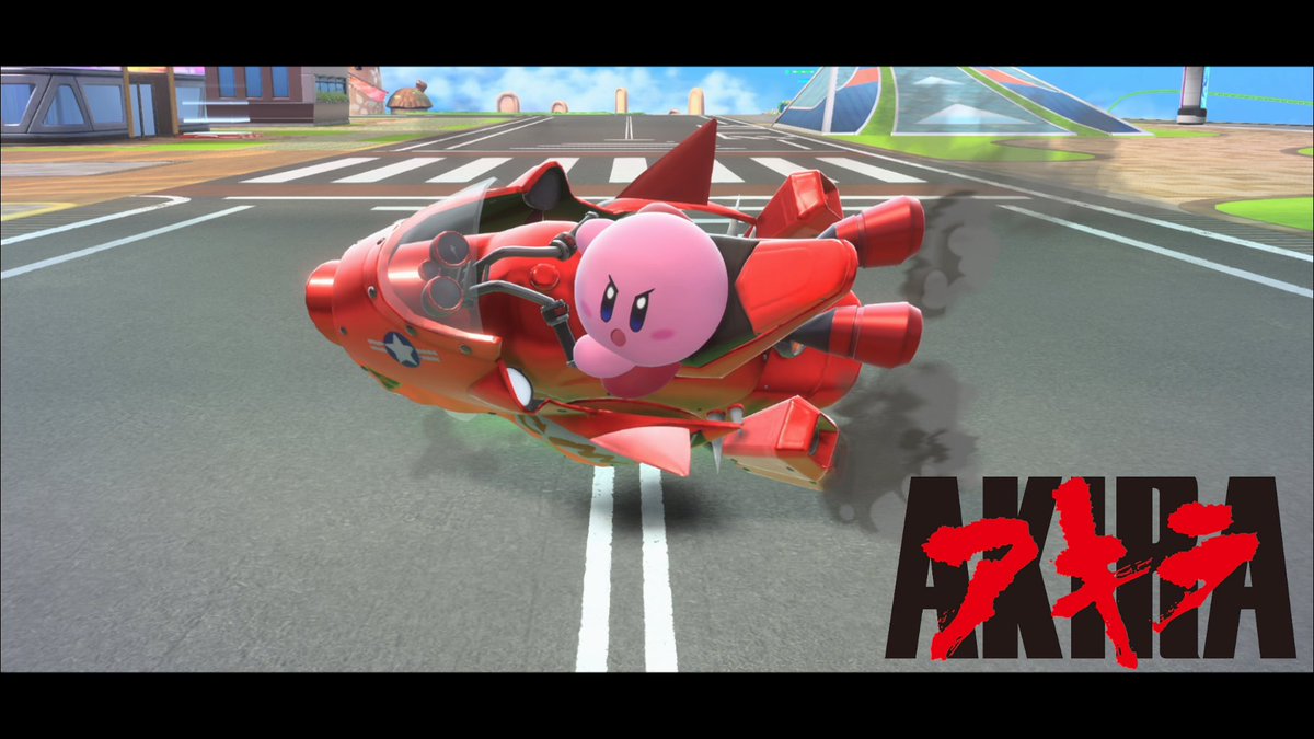 saiotoko002's tweet image. オレマシンでAKIRAの金田バイクを
再現してみました!

#カービィのエアライダー