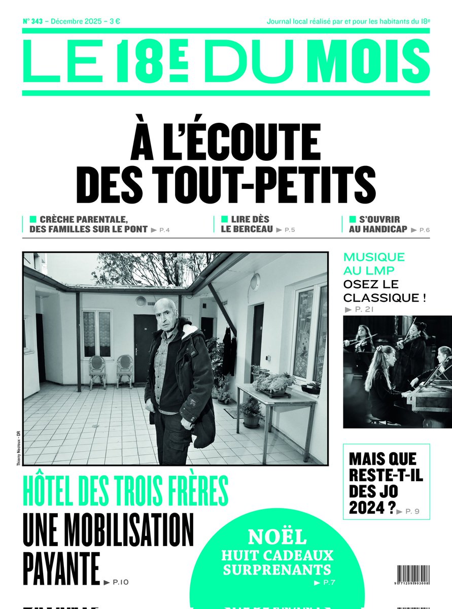 le18edumois's tweet photo. Et voilà, c'est déjà la fin de l'année. Notre numéro de décembre est sorti, avec comme chaque mois, une grande variété d'infos sur le plus bel arrondissement du... monde. 😄 https://t.co/bkrug0AYeR