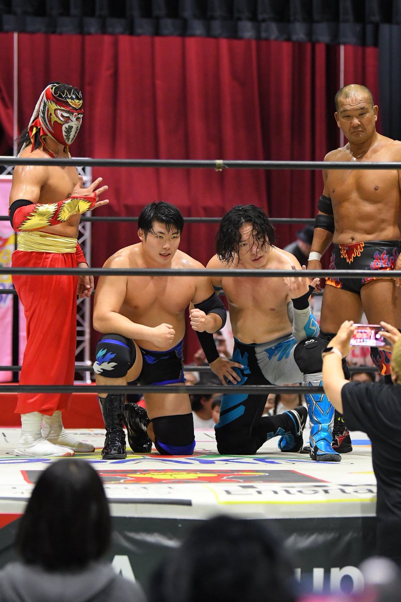 mjk_pw100's tweet image. 2025.11.29 大阪プロレス アクティブスクエア大東
第5試合
ハヤブサ選手。佐野蒼嵐選手。
松房龍哉選手。田中将斗選手。
#大阪プロレス #pwzero1
