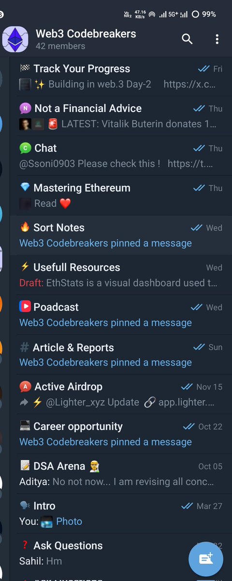 sanujitmajhi_07's tweet image. Come and share your journey here also in the share your progress section and bring more people so that we can connect and create a Big web.3 dev community. 

Link :- t.me/+Nr-nhNztRlZkN…