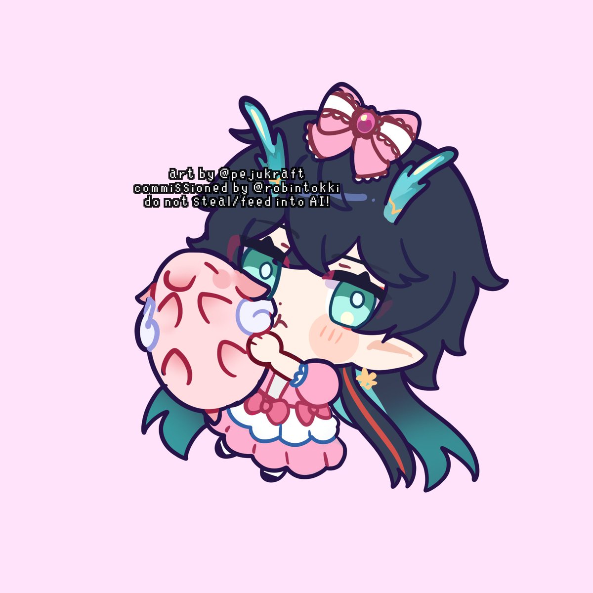 magic girl dan heng and tuskpir by <a href="/pejukraft/">Kyоk</a> 🎀 might print these as stickers for freebies at <a href="/cocoma_day/">Cocoma4! 14 Feb '26 Mall Ciputra JKT.</a>...