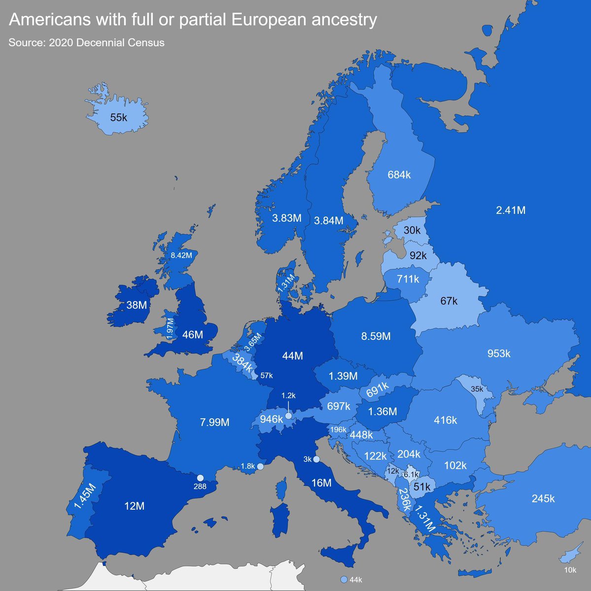 akarlin's tweet image. Europe after American remigration. An interesting scenario.