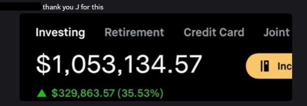 jtraderco's tweet photo. $1,000,000 in 15 months 

$700,000 in 12 months 

They took max 2 trades a day 

Purely systematic strategy 

Now turned into trading bots 

They had patience 

They had no finance background 

I want to give a chance to traders out there and show an Emotion free, Repeatable, Scalable System. 

I will choose 100 traders and train them for one month using my Algos. Only 100 traders can join 

YOU MUST SHARE & LIKE THIS TWEET, send a screenshot to my dm and register FREE 👇
https://t.co/C5AbrTpLPH