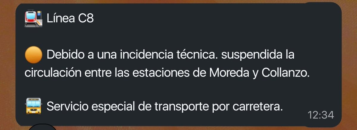 FormulaUjo's tweet photo. Suspendida la circulación de la linea C8 entre Moreda y Collanzo. #asturias #renfe #cercanias #mieres #aller #moreda #collanzo #cortado https://t.co/8iqiFP4iMV