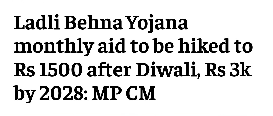 YTKDIndia's tweet image. Madhya Pradesh is basically running on EMIs now.

20 Loans since this Mohan Yadav government came to power. ₹5,200 crore borrowed right after taking ₹3,000 crore last month.

State debt now stands at ₹4.64 lakh crore.

And what is the CM busy with? Borrowing money for PR…