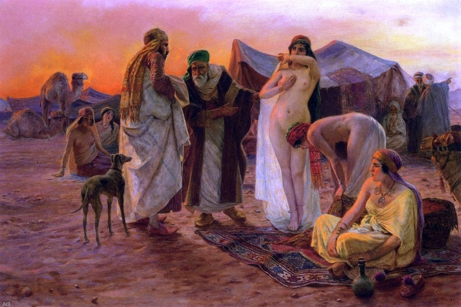 That's a painting by Otto Pliny who was literally hired by the Ottoman Empire as a court Painter.

He was also honoured with the Order of the Medjidei.

Anyway here's another painting from him showing the reality of your culture.