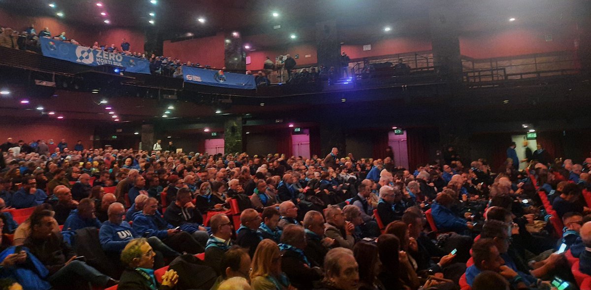 UilPiemonte's tweet image. Si è da poco conclusa, al Teatro Brancaccio a Roma, la manifestazione nazionale della UIL per cambiare e migliorare la manovra di bilancio 2026. Il Segretario Generale UIL, PierPaolo Bombardieri, ha chiuso i lavori della giornata.