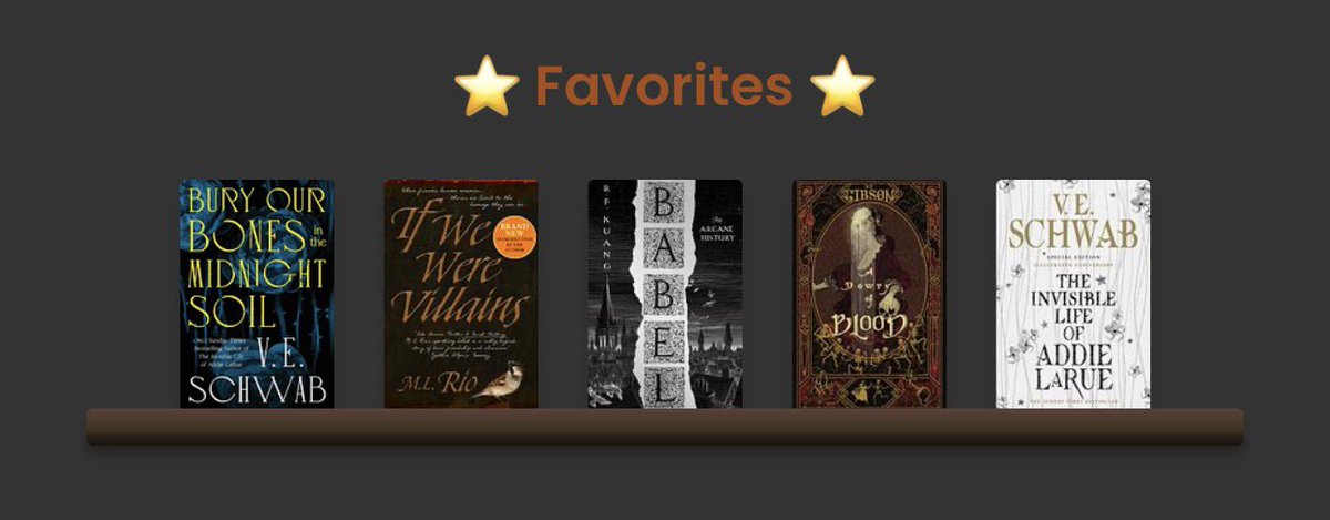 •｡ꪆৎ ˚⋅my top five•｡ꪆৎ ˚⋅