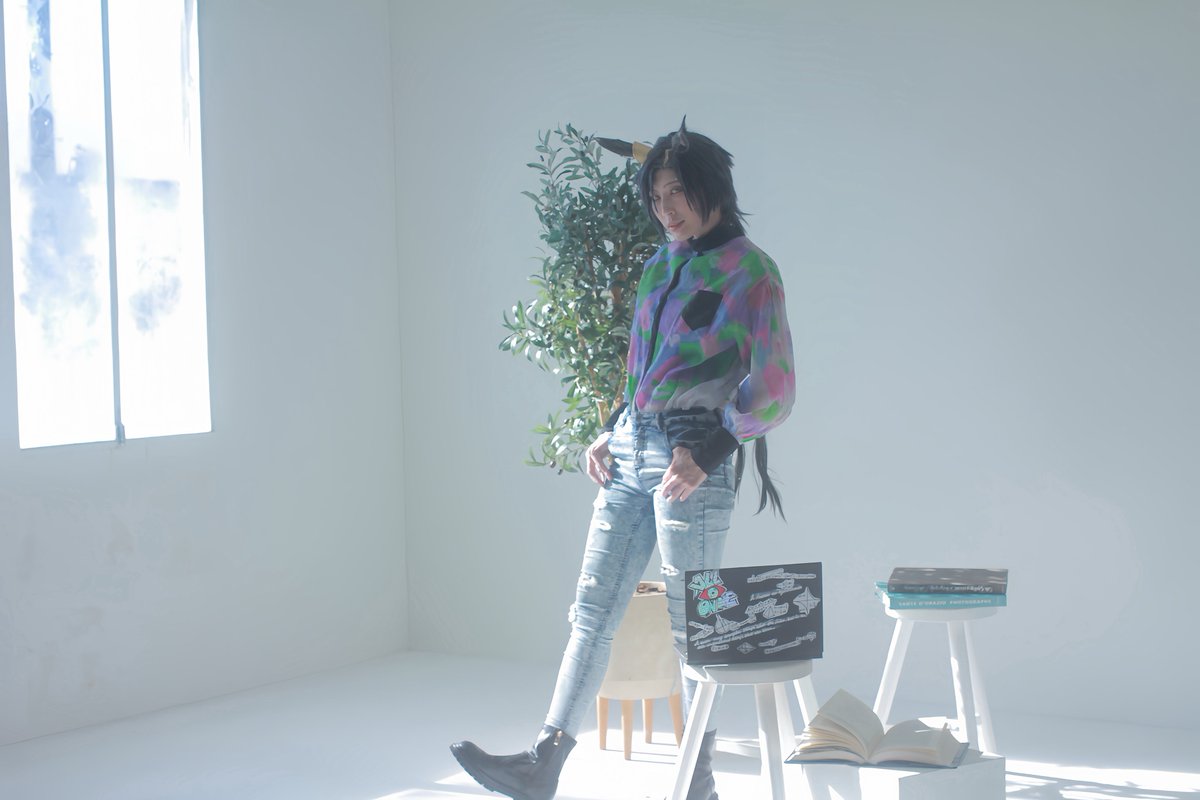 mimicry81's tweet image. cos  /  🏇娘

Air Shakur⚡️

　【　幾何学　】

📸@hime_photo 
 studio @Astudio_

#やいちのみめーしす