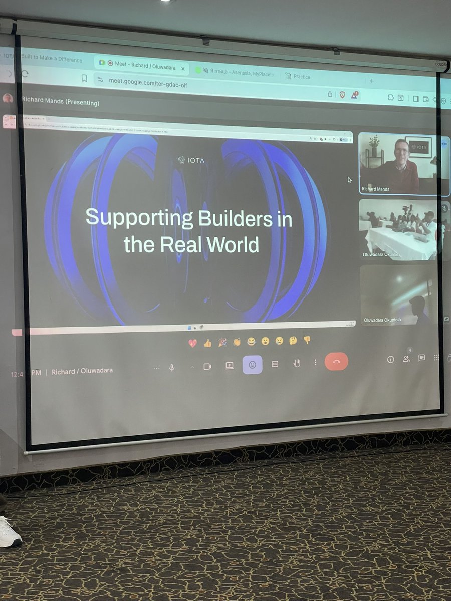 Richard, head of DevRel <a href="/iota/">IOTA</a> talking about how #IOTA will be supporting developers. #IOTAEvent #IOTADevRel