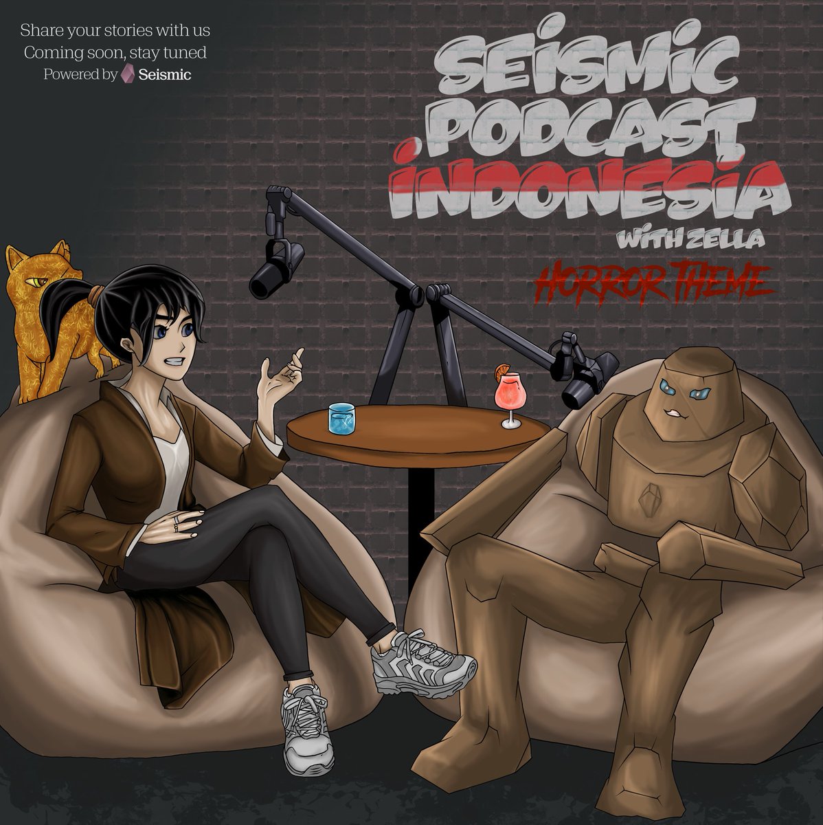 SEISMIC PODCAST INDONESIA - UPCOMING HORROR STORIES ft. Zella
“Share ur stories with us.”
Get ready, because this episode is built for chills, whispers, and is gonna spike your heartbeat in the best (and worst) way.

<a href="/SeismicsysIDN/">SeismicIndonesia🇮🇩</a> Seismic Region Indonesia is hosting a Horror