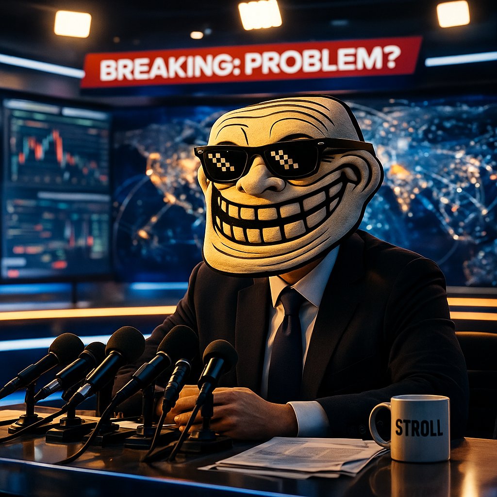 Breaking: Experts confirm the market is confusing, humans panic, charts lie —
but the grin remains stable.
🗞️📉📈