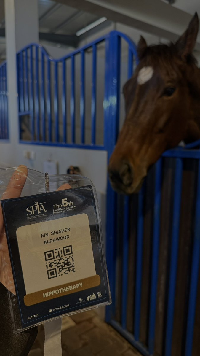 SmaherAd's tweet image. Today I had the chance to attend a workshop about Hippotherapy 🐎🌟
It was such a blessed and inspiring experience that sparked my interest even more in this unique field!
Part of the 5th Saudi International Physical Therapy Conference with @Spta_Media at @Sultan_City 🤍