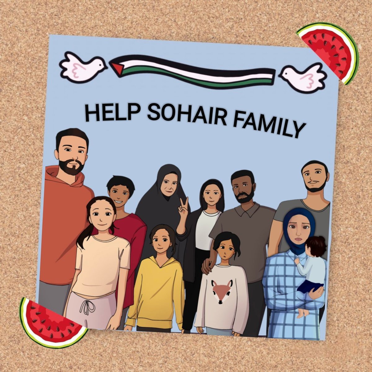 Today marks the International Day of Solidarity with the Palestinian People 🇵🇸🍉 Can you stand in solidarity with my Palestinian family trapped in Gaza amidst hunger and cold by donating and sharing? 💔🥺
Please don't leave us alone 🙏🏻
Show your solidarity
gofund.me/a6672651