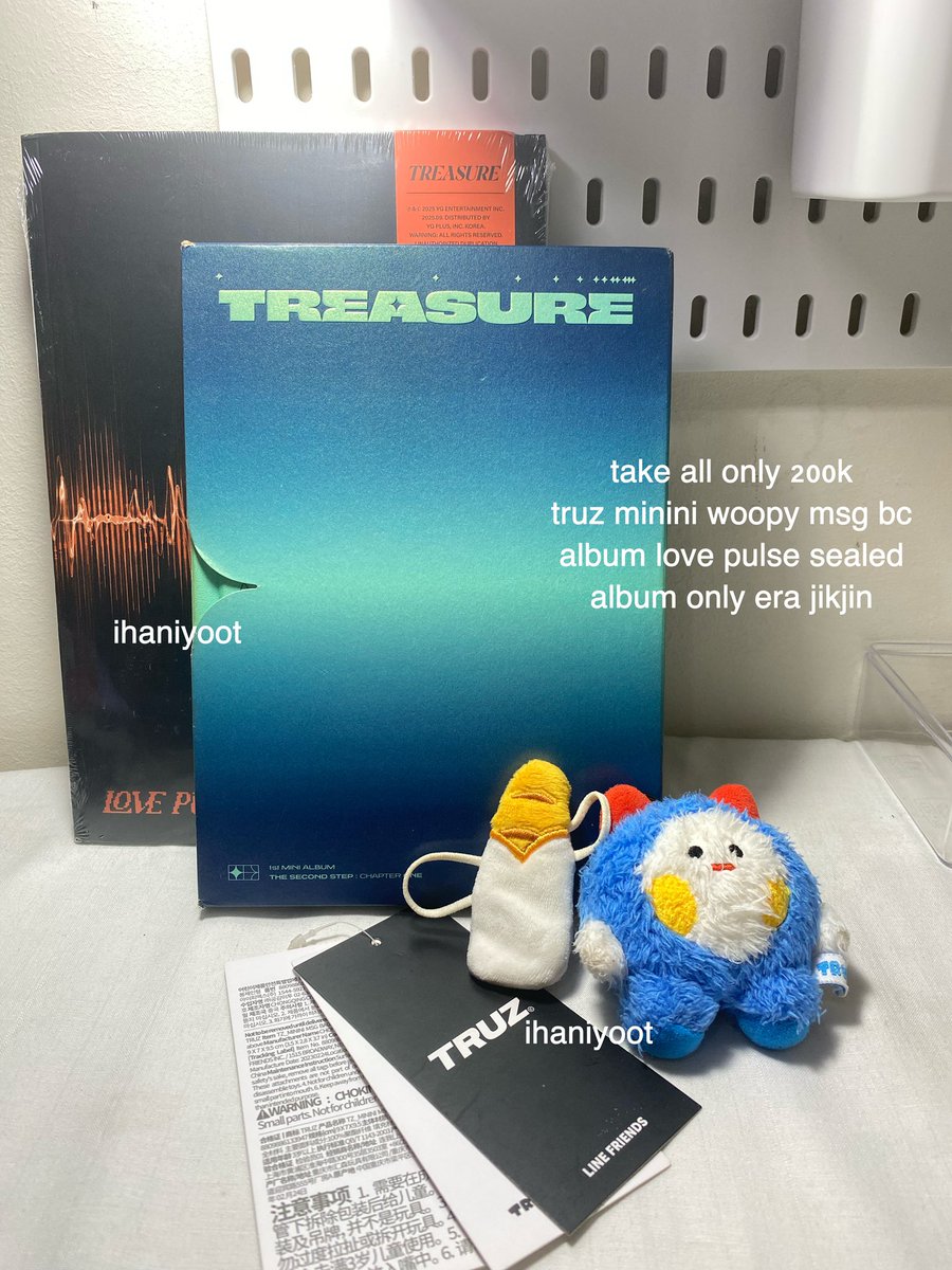 ihaniyoot's tweet photo. wts | want to sell

~ TAKE ALL 200K ~
truz minini message bc woopy
album love pulse sealed 
album only era jikjin

dom jabar, bisa 🍊 exc adm
split payment ✅
full co ✅
❌ sensitive buyer
more details dm. 

wts truz woopy minini bc album pulse on jikjin ina https://t.co/92uIQ8xRU5
