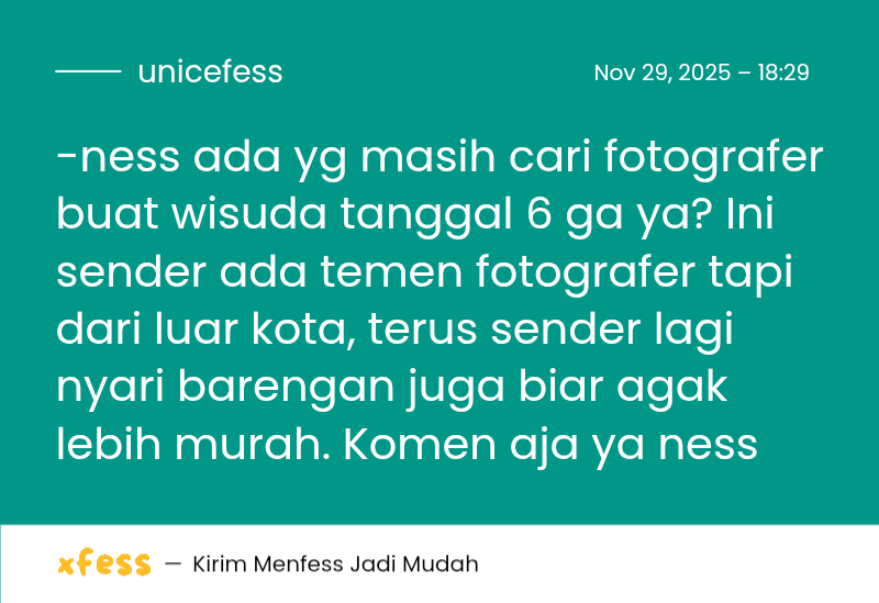 UNNES MENFESS🍌 tweet media