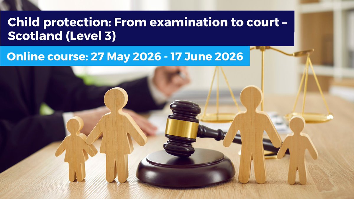 RCPCHtweets's tweet image. For clinicians in Scotland: sharpen your safeguarding skills, strengthen documentation and prepare confidently for court processes.

Register: rcpch.ac.uk/education-care…