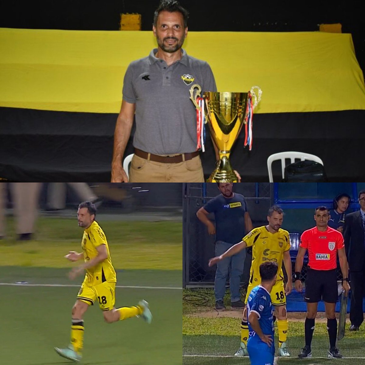 Juezcentral's tweet image. Fútbol de Paraguay, no trates de entenderlo.

Ayer, Luis Vidal, el presidente de Recoleta se convirtió en el "futbolista" más viejo en jugar en primera división paraguaya con 51 años y 11 meses al entrar contra Nacional en los minutos finales. 

Dijo que se sintió bien y que…