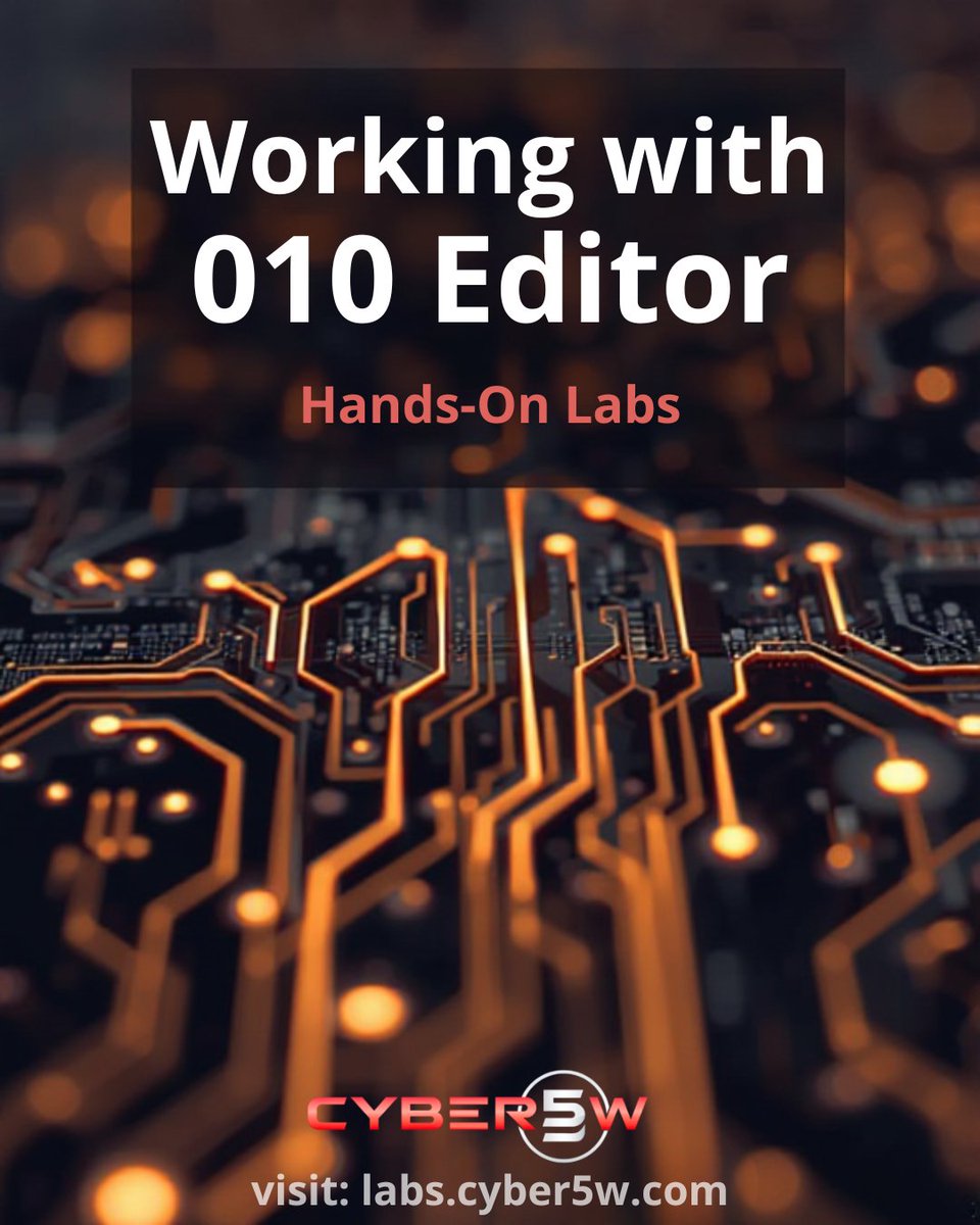 cyber5w's tweet image. 🔧🖥️ Ready to get practical with your training?
Work directly inside the 010 Editor and strengthen your technical workflow through real hands-on labs. 🚀💻

Start here: labs.cyber5w.com/courses/5dd828…

#TechSkills #010Editor #CyberSecurity #Hacking #LearnByDoing #TechTraining #Cyber5W…