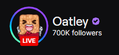 Oatleyfn's tweet photo. 700k followers 🏆

Thanks. Going for 1 million https://t.co/nww6g69eOj