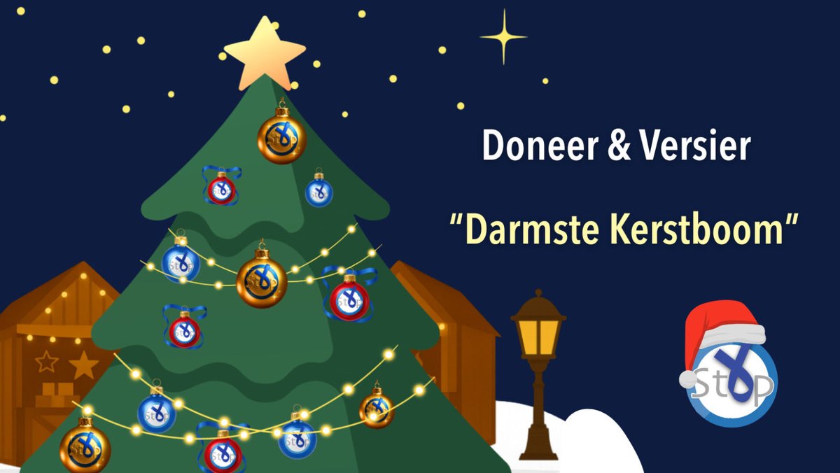 Géén “Warmste Week” 🔥 maar wèl “Darmste Kerstboom” !🎄

Maak jij hem nog mooier en waardevoller? #charity 💙

Versieren=Doneren 🍀
‘T is poepsimpel 😉
Alvast dank in naam van <a href="/StopDarmkanker/">Stop Darmkanker</a> 🙏

➡️ weglow.world/o/stop-darmkan…