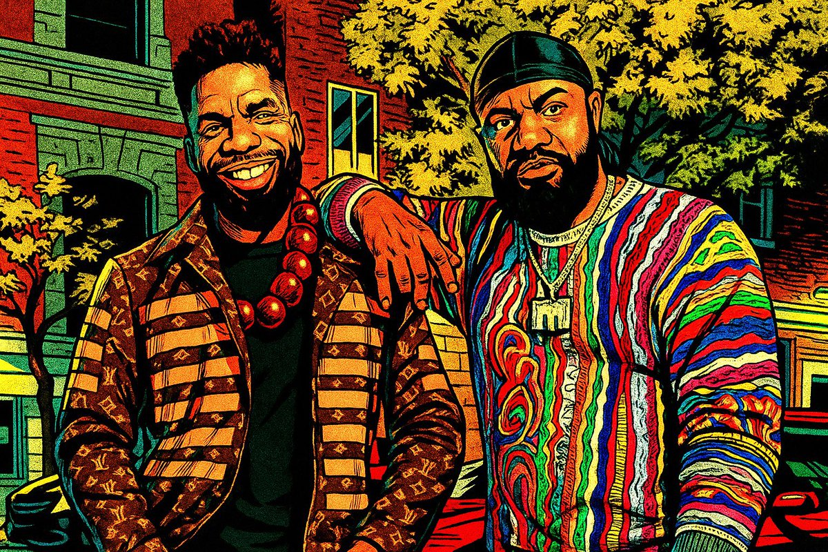 ArftfulNess510's tweet image. Lux and Mook 🐏🐏 #battlerap #loadedlux #murdamook