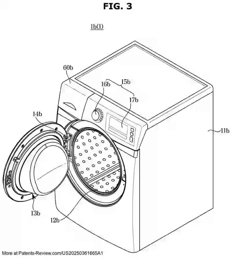 PatentPulse's tweet image. 🚀 New patent application #US20250361665A1 from #Samsung reveals a smart #WashingMachine!

This innovation uses AI to determine laundry material by analyzing current values and moisture content. 

Key features include a drum, motor, and current sensor for precise control. 

Stay…