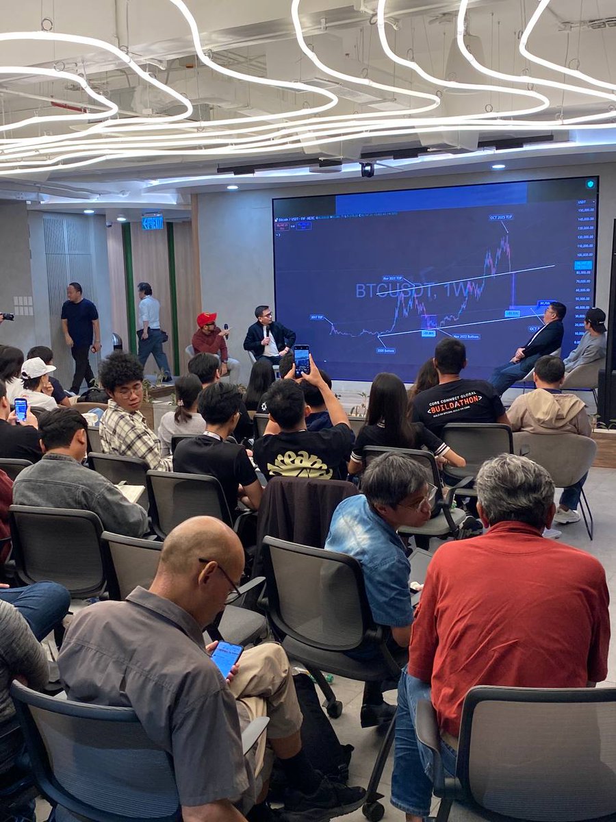 bitpinas's tweet image. Andito na ang mga Tito! 

💬 @helloluis, @titovlogs77, @KuyangGerome, and @Crypto4chun are now on stage to discuss the new narratives to be expected in 2026 and how 2025 have become a good crypto year. 👥