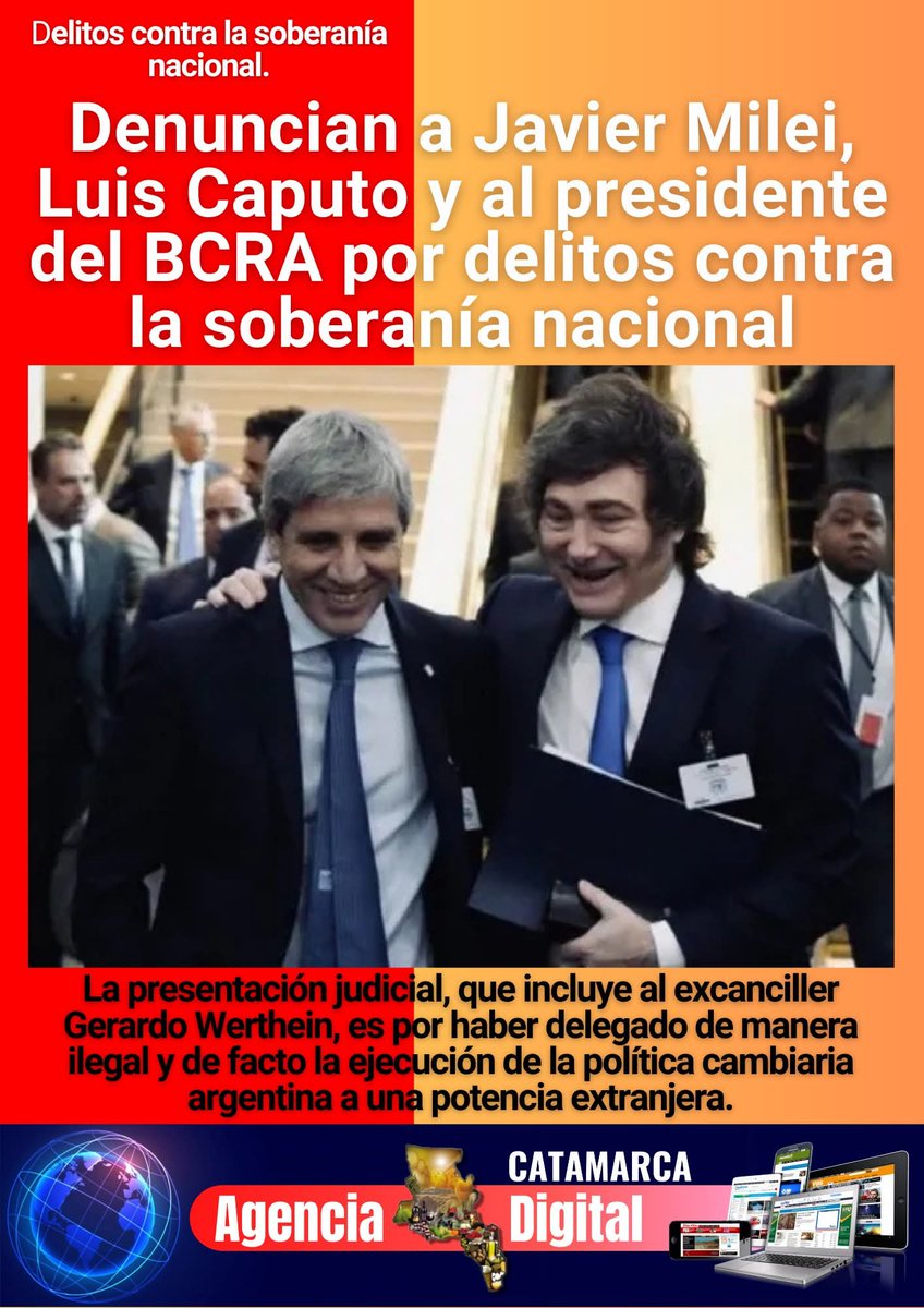 ArturoAroni's tweet image. Una denuncia que fue presentada en los tribunales federales por delitos contra la Soberanía Nacional...
Marchen presos estos delincuentes‼️🤡🗑🐀💩