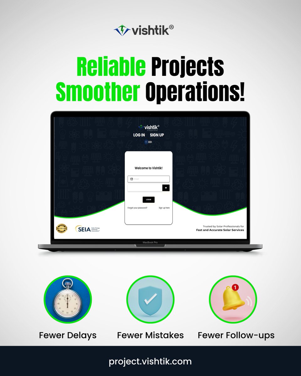 VishtikLLC's tweet photo. Reliable projects. Smoother operations.
Cut delays, reduce errors, and stay in control — all from one platform.
Draft. Design. Track. Deliver. With confidence.

Start streamlining today at https://t.co/pIGpYSzInj

#Vishtik #SolarEngineering #SolarWorkflow #SolarDesign #PEStamps https://t.co/Tmrpszrf7t
