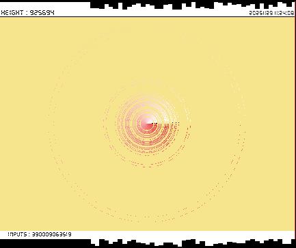 r_topisto's tweet image. #computerart #creativecoding #generativeart :
#bitcoin #blockchain 
LAST Block, Height : 925694
[ See more on topisto.net ]