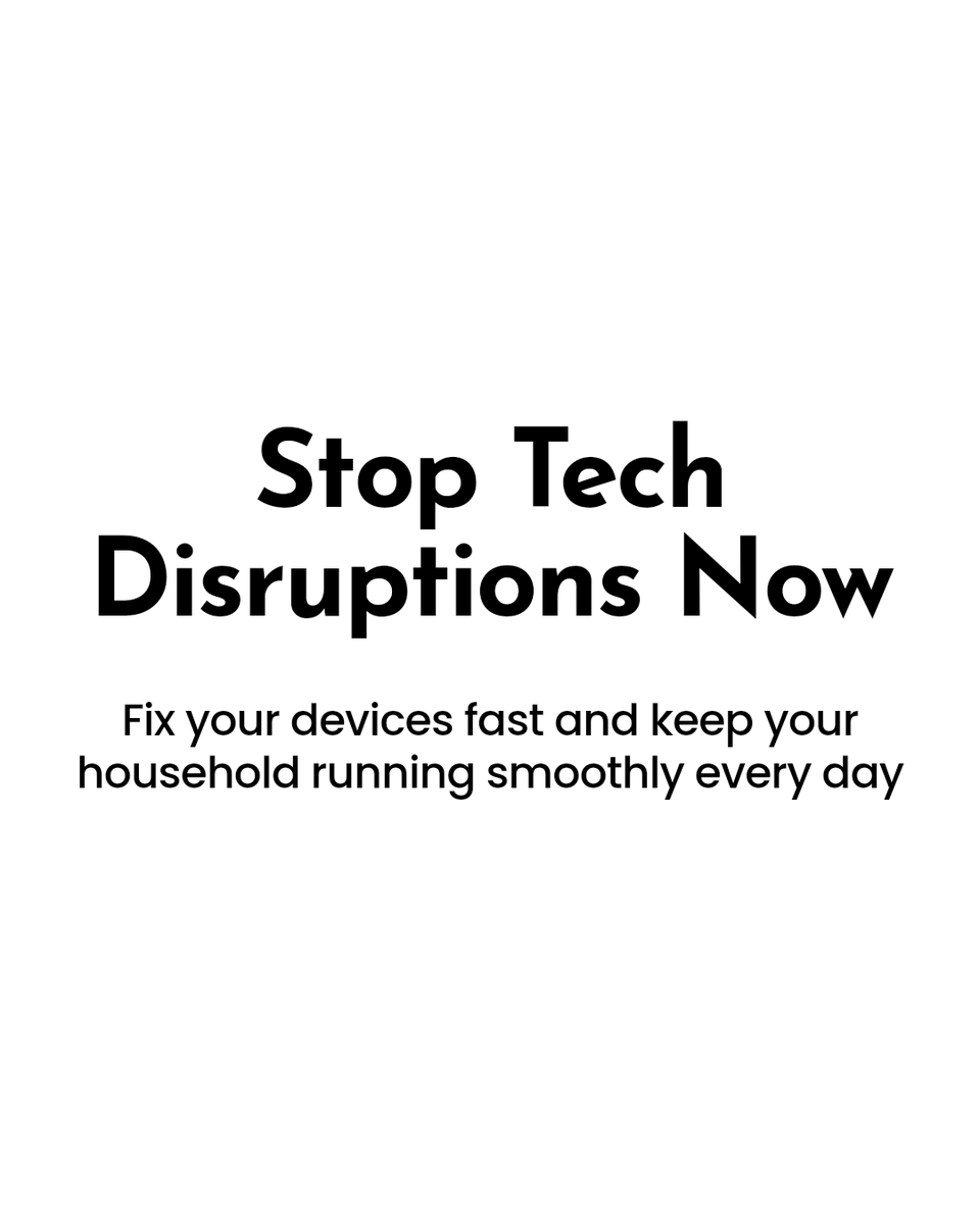 garysrepair's tweet image. Busy households can&apos;t afford tech issues disrupting daily life. Fast fixes, less hassle, devices working when you need them. Get trusted support nearby and enjoy peace of mind every day.